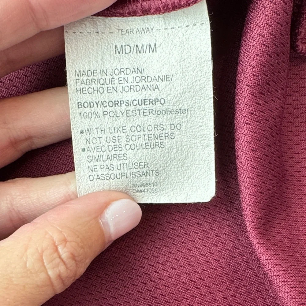 Under Armour Men's Tech Golf Polo Maroon, Size Medium - Picture 11 of 15